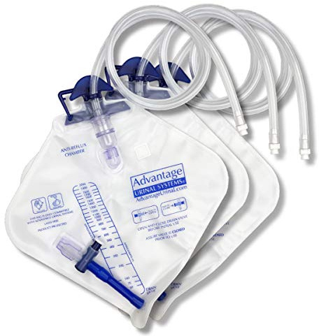 Advantage Urinal Systems Replacement Collection Bag 3 Pack