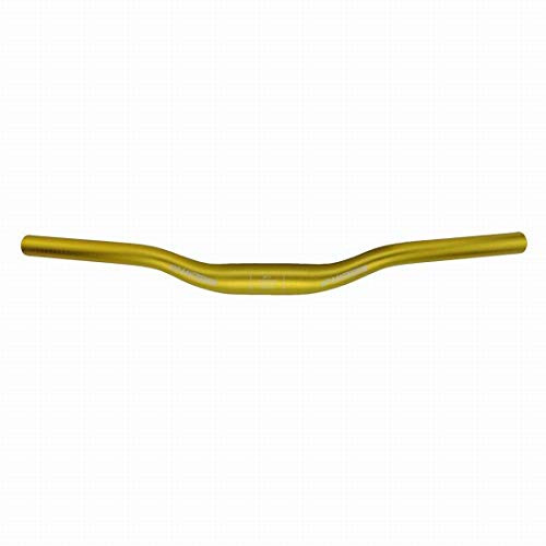 UPANBIKE MTB Fahrrad Kurzer Lenker 31,8 mm*520 mm Riser Bar,Gold | Aluminiumlegierung 6061, 30 mm Lenkererhöhung, 5° Backsweep, 22,2 mm enddurchmesser