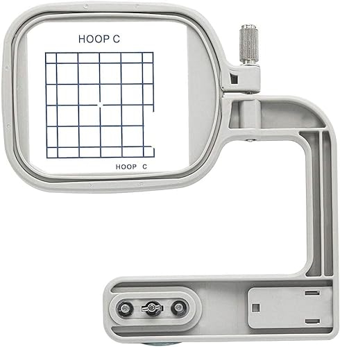 Sew Tech Freier Arm Stickrahmen C für Janome MC 350E 300E 9500 9700 1000 10001 Memory Craft Bernina DECO330 340 Elna 820 8200 8300 8600 usw., Nähen und Sticken Stickmaschine Reifen