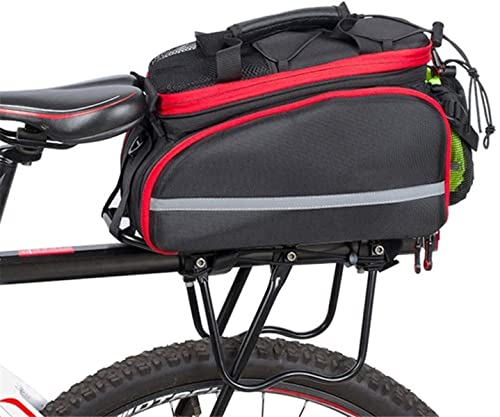 DHF Sac à vélo Pannier Sac à bicyclettes à Grande capacité Sac Pannier Sac Sac à vélo Stockage Arrière De Stockage (Color : Black, Size : 35L)