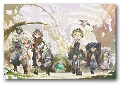 2022 New Anime Made in Abyss Poster Malerei Leinwand Wandkunst Wohnzimmer 40 x 60 cm