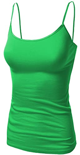 Basic Camisole Cami Strappy Vest Top for Women Ladies and Girl Plus Size