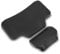 Motorrad Topcase Rückenlehne Rückenpolster Weich und tragbar Universal Hinteren Kofferraum Rückenlehne Motorrad Top Case Zubehör Topcase Boxkissen Schwarz(3D Style)