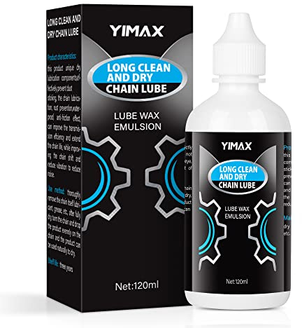 Bicycle Oil, YIMAX Dry Chain Lubricant 120 Ml Bike Chain Oil, Bicycle Bearing Grease For All Types Of Bicycles - Formulated For All Weather Conditions
