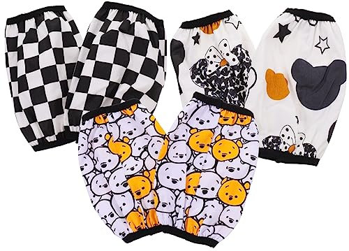 OSALADI Conjunto de 3 Pares de Mangas Largas de Algodón para Niños Y Niñas Resistentes a Las Manchas