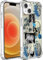 Vintage Ästhetische Anatomie Illustration Hülle Kompatibel mit iPhone 15, Schädel Schmetterling Hülle für iPhone 15, Coole TPU Bumper Handyhülle Cover