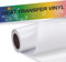 HTVRONT White Glitter Heat Transfer Vinyl - 12 x 5FT(30.5x152CM) White Glitter HTV Vinyl for T-Shirts, White Glitter Iron on Vinyl for All Cutter Machine（White Glitter）