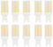 WULUN G9 LED Lampe Kaltweiß 6000K, 5W Ersatz für 30W 40W 50W Halogenlampe, 500LM, Nicht dimmbar, Kein Flimmern, 360° Abstrahlwinkel, AC 220-240V, 10 Stück