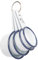 Argon Tableware 4 Piece Measuring Cup Set - Blue - Stackable Kitchen Gadget Utensils Enamel Measuring Cups for Baking & Cooking Ingredient Measurements