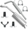 Polmo Schalldämpferset Auspuffanlage Auspuff für Seat Ibiza 4 IV 6J 2010-03/2012 1.6