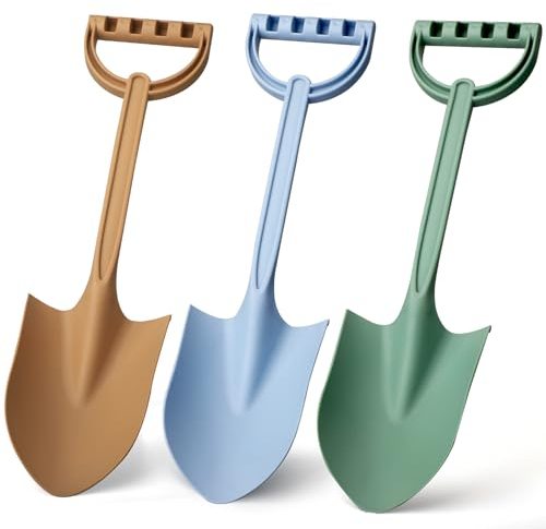 Anzmtosn 16 Inch Schaufeln, Sandspielzeug, Strand Spielzeug Set für Kinder, 40 cm Sandschaufeln, Kids Beach Toys, Strandschaufeln, Garten Spielzeug Sandkasten Gartenwerkzeuge (3-Pack)