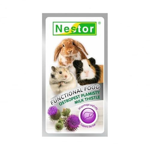 Hamster Functional Foods 100g Milk Thistle Rodents and Rabbits Supports the Liver Supplements & Vitamins Rat Gerbil Degu Guinea Pig Mouse Food Treats