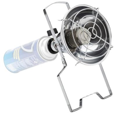 ZENVIO Tent Heater for Camping, Outdoor Portable Butane heater, Small Gas Propane Heater with Control Valve Gas Tank Holder Rapid Heating Energy Winter Warmer for Camp Tent Hiking Fishing