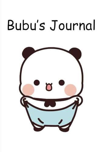Journal & Notebook: Dudu Bubu Panda and Bear: Wide Ruled, 6 x 9 in, Ideal for Kids’ and Adult's Writing, Classroom, Journaling, and Creative Gift for Animal and Cartoon Fans
