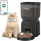 Olfjurk Distributeur Croquettes Chat Automatique WiFi 4L Gamelle Chat Automatique avec Contrôle de l'application, avec Sac Déshydratant, 1 à 6 Repas par Jour, Appel de Repas de 10s,Pet Feeder