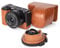 MUZIRI KINOKOO Case for Sony ZV-E10 II Camera, PU Leather Protective Case for Sony Alpha ZV-E10 II/ZVE10 II Camera with 16-50mm Lens - Removable ZVE10 II Carrying Case with Shoulder Strap - Brown