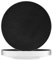 Seltmann Weiden Life Fashion Glamorous Black Speiseteller 6er Set, 28 cm, Flache Essteller mit modernem Strukturdesign, Mix & Match Geschirr, Porzellan, Schwarz/Weiß