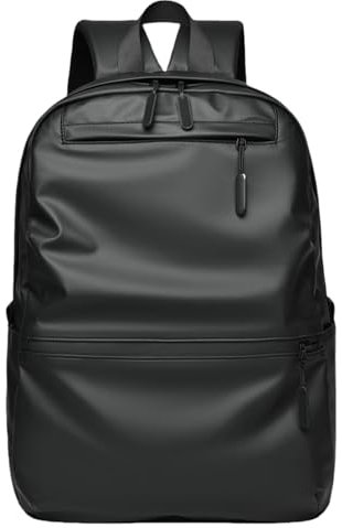 Gyios Backpack Men Causal Daypack Laptop Rucksack Waterproof For College Travel Daily Use-black