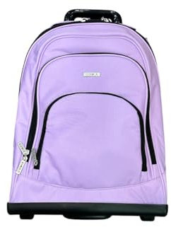 Franco Cosimo Panini Comix Zaino Trolley per Scuola, 46x35x21 cm, Lilla con Ruote e Spallacci