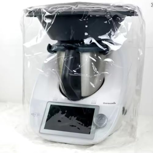 Öldichte transparente Abdeckung für Thermomix Für TM5 Für TM6 Für TM7 Küchenmaschinen, staubdichtes Design, das klare Sicht und effektiven Schutz vor Staub und Öl bietet (A)