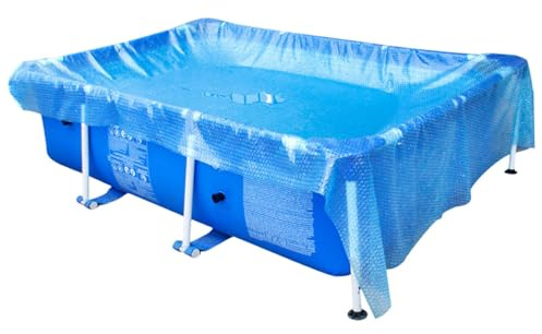 Rechteckige Ersatz Schwimmbadabdeckung für Planschbecken, Mehrfarbig, S