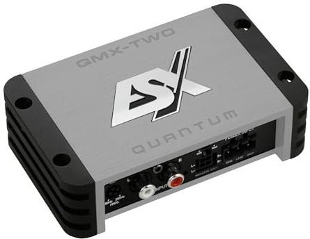 ESX QMX Two - Amplificador digital mini de 2 canales Clase D con 320 W RMS | Serie Quantum