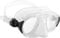 Cressi Erwachsene Calibro Tauchmaske, Transparent/Schwarz, Uni