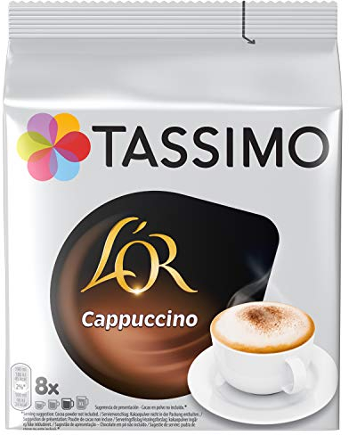 Tassimo Dosettes Cappuccino L'Or Cappuccino, 8 unités