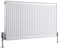 Milano Compact White Type 11 Horizontal Single Panel Convector Radiator - 600mm x 1000mm