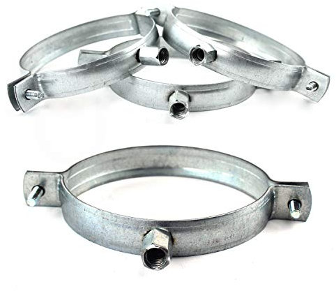 Rohrschelle Schlauchschelle Schelle Wickelfalzrohr Alu-Flex-Rohr Flexschlauch - MKK® Rohrschelle ohne Dichtung Ø 250 mm