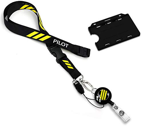 Pilot Flight Crew Schlüsselband, laminiertes Polyester, 3 Stangen