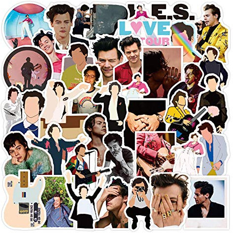 Laptop Sticker Pack 100 Pcs, Harry-Singer Sticker Unique Cool Stickers Waterbottle Notebook Guitar Skateboard Travel Teens Stickers