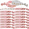 JGA Armbänder Set simyron 16 Stück JGA Armband team bride,Bride Team Bride Armbänder,Jga Deko Frauen,Junggesellenabschied Frauen,Team Bride Armbänder,Braut Accessoires JGA (Roségold、Weiß