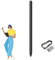 Galaxy Tab S6 Lite Stylus Pen Ersatz für Samsung Galaxy Tab S6 Lite (EJ-PP610),Stylus Pen S Pen für Galaxy Tab S6 Lite Stylus Pen + kostenlose Ersatzspitzen/Spitzen (Oxford-Grau)