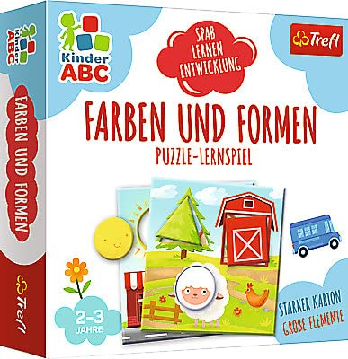 Farben und Formen (Kinderspiel): Spaß - Lernen - Entwicklung. Puzzle-Lernspiel