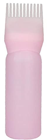 Haowul 1pc-wurzelkamm-applikator-Flasche 4oz, Applikator-Flasche Für Haarfärbemittel-flaschenapplikator-Pinsel Absolvierter Skala (rosa)