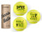 CybGene Tennis Geschenke für Frauen, 3er Set Einzigartige Tennisbälle mit Geschenkpaket, Perfekt für Tennisspieler, Trainer, geeignet für Tennistraining, Übung oder Haustier Hund Spielen