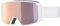 uvex saga TO, maschera da sci Unisex adulto, white/rose-LGL, one size