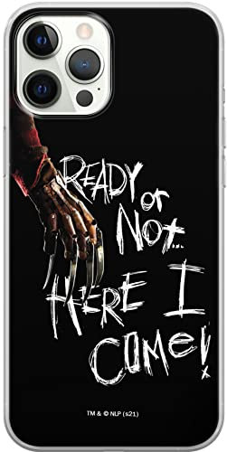 ERT GROUP Handyhülle für iPhone 12/12 PRO Original und offiziell Lizenziertes Horror Muster Nightmare of Elm Street 001 optimal an die Form des Handy angepasst, hülle aus TPU