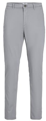 JACK & JONES Men's Jpstmarco Jjbowie Noos Chino Trousers, Ultimate Grey, 30 W/30 L