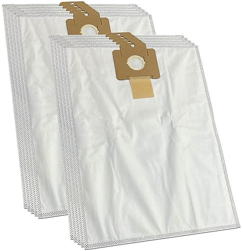 PakTrade 10 Mikrovlies Staubsaugerbeutel geeignet für Nilfisk GD 320, GWD 300, 320, 335, 1470745010, 147 0745 010, Vliesbeutel