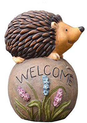 estatua de jardin Estatuas al aire libre Erizo, estatua de conejo, decoraciones de jardinería para el hogar al aire libre, jardín, balcón, manualidades, jardín, villa, cocina, conejo, adornos de bien