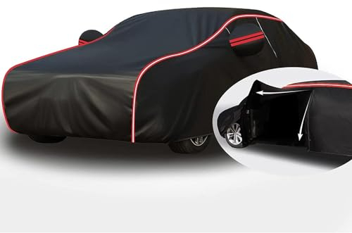 ENTYZE Auto Komplette Autoabdeckungen für Opel Tigra Twintop 2004-2009 Oxford-Stoff Allwetterschutz Maßgeschneiderte Autoplane Autogarage Abdeckung,Add Cotton-A