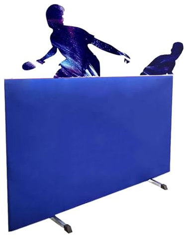 Tischtennis-Absperrung, Faltbarer Tischtennisplatz-Zaun, Der Den Tischtennisplatz Umgibt, Absperrblöcke, Abnehmbare Absperrwand Aus Oxford-Gewebe, Geeignet for Schulen Und Stadien (Size : 140x75CM-6P