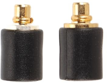 MMCX Kabeladapter, für IE300 600 900 N30 N40 N5005 auf MMCX Buchse, Kopfhörer Konverter Adapter, Ersatz MMCX Kabel Verbunden, 2 Stück (Black)