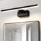 Homefire LED Mirror Light for Bathroom - 60cm Black Mirror Lamp for Bathroom, IP44 Waterproof Wall Light, Modern Wall Light Neutral White 4000K White