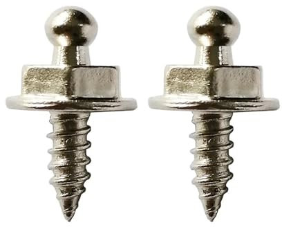10 pièces de Fixation à Pression, Partie supérieure et inférieure, en Laiton chromé, auvent en Toile for Bateau RV, Accessoires de Bateau, pièces Marines (Color : Lower Part)