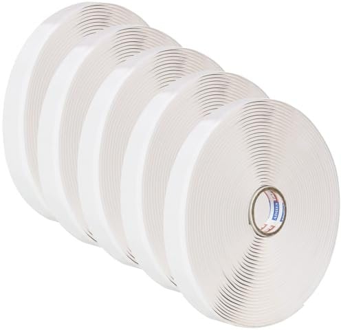 ADHES Ruban D'étanchéité Butyle Blanc 12mm x 9m x 3mm 5 Volume Ruban D'étanchéité en Caoutchouc Butyle Pour Camping - Cars, Véhicules, Bateaux