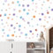 296 Stück Bunt Wandtattoo Kinderzimmer Wandsticker für Mädchen Junge Wandtattoo Punkt Selbstklebend Kreise Pastell Sticker Babyzimmer Deko Aquarell Polka Dot Wandaufkleber Für Schlafzimmer Spielzimmer