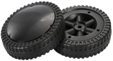 Armastuse 2 Pezzi Ruote di Ricambio per Barbecue, 7 Pollici Ruote per Griglie a Gas in plastica Parti di Ricambio per griglia per Barbecue Kit Ruota per Barbecue